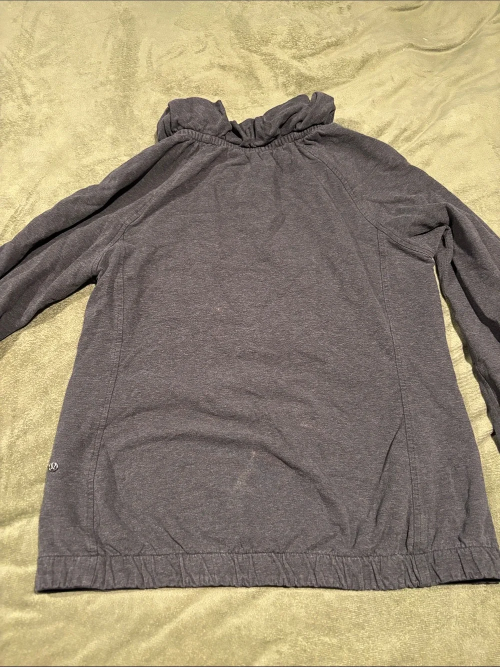 lululemon grey cowl neck Sweater Pullover - Casual Lightweight